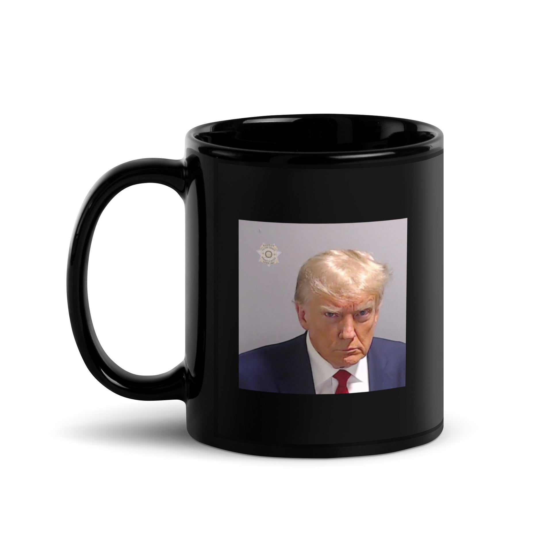 TRUMP Mugshot - Black Glossy Mug