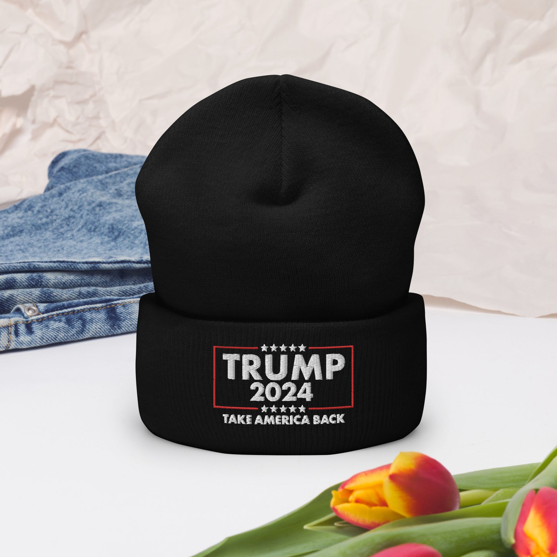 TRUMP 2024 - Cuffed Beanie