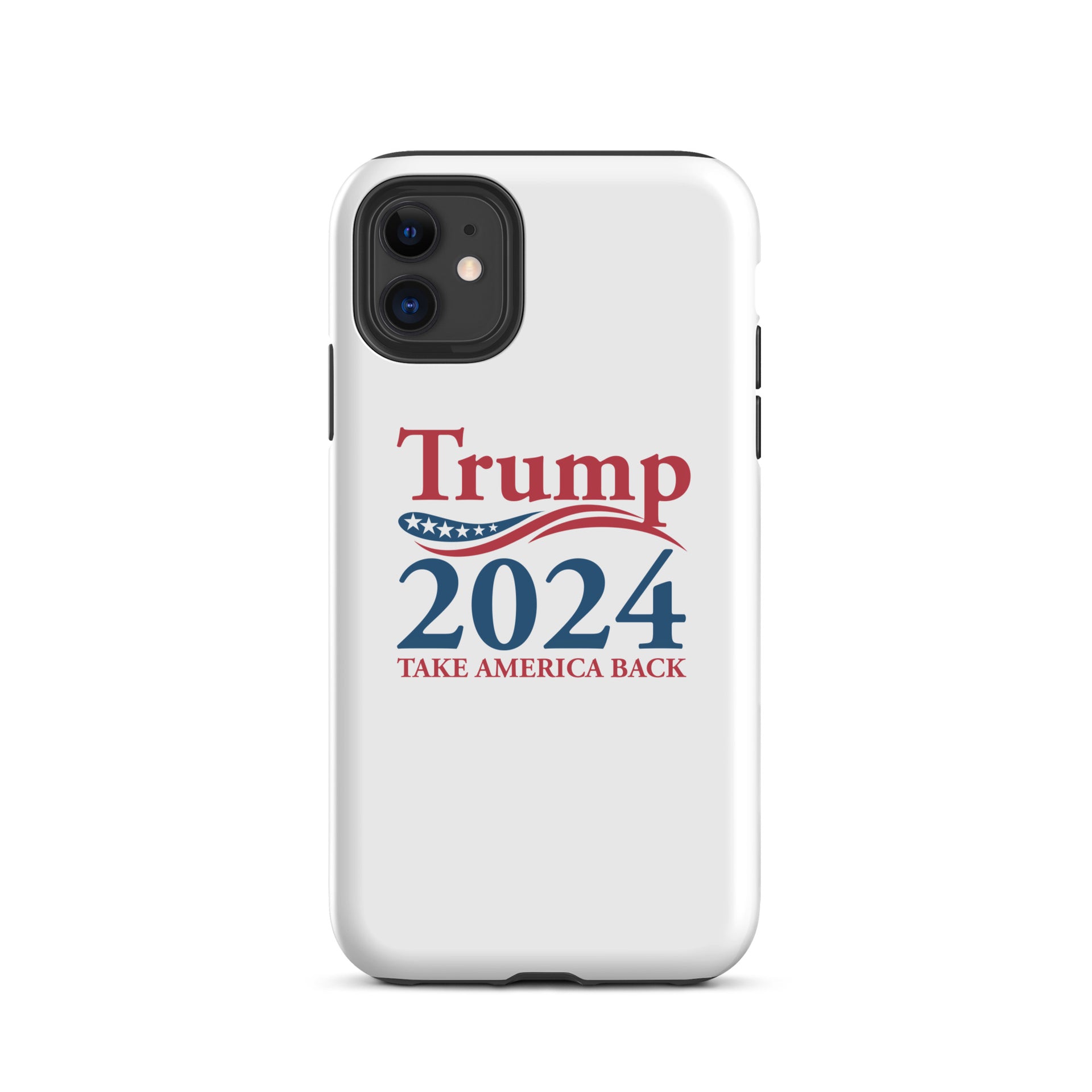 Trump 2024 w/ Flag - Tough Case for iPhone®