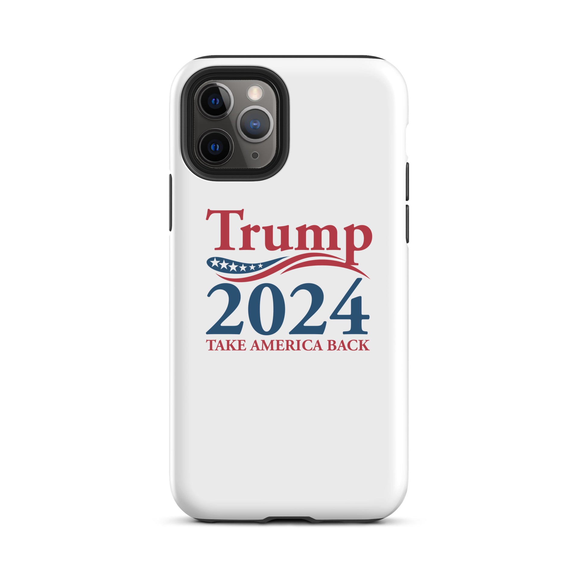 Trump 2024 w/ Flag - Tough Case for iPhone®