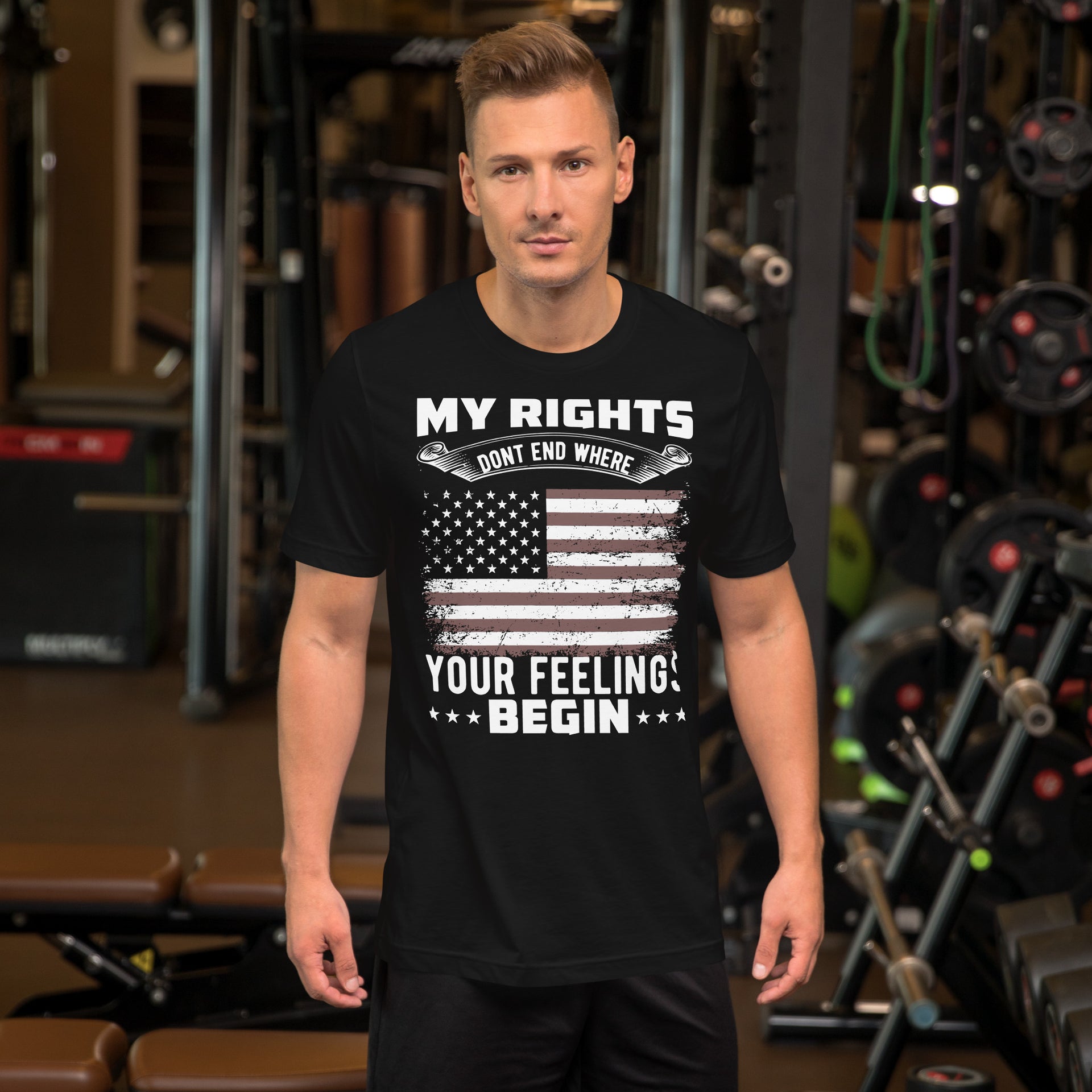 My Rights Don't End Where Your Feelings Begin - Unisex t-shirt