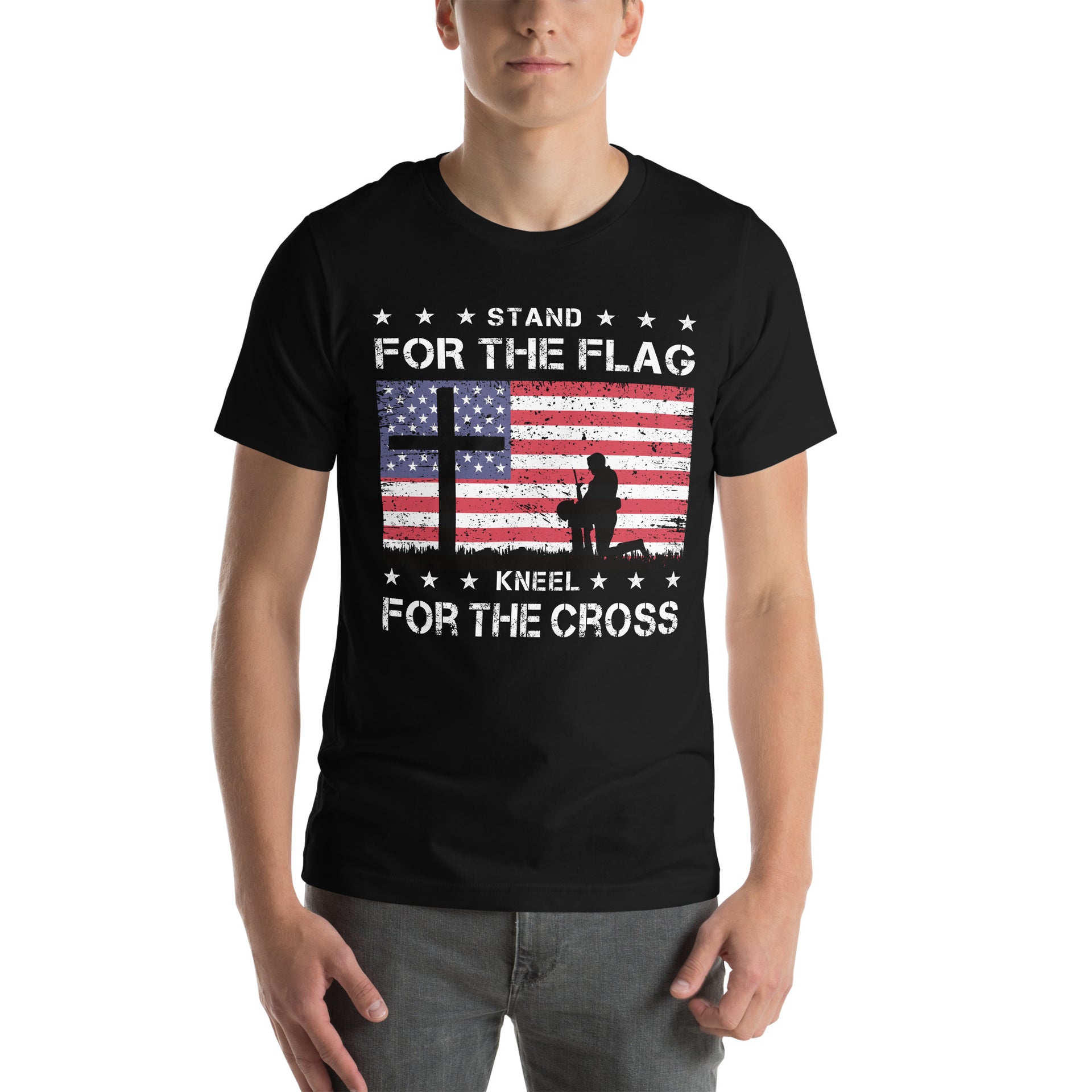 Stand For The Flag Kneel For The Cross - Unisex t-shirt