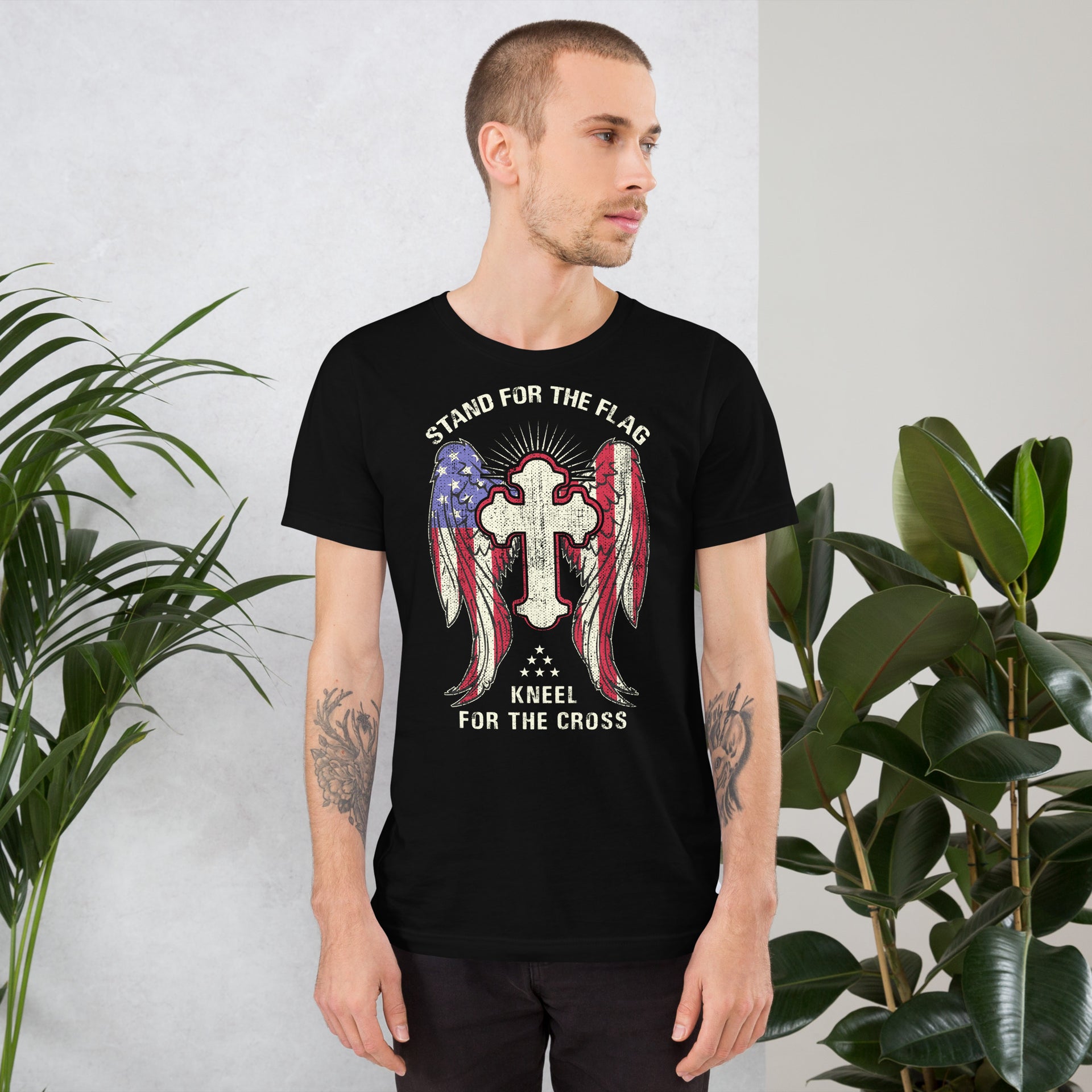 Stand For The Flag Kneel For The Cross - Unisex t-shirt