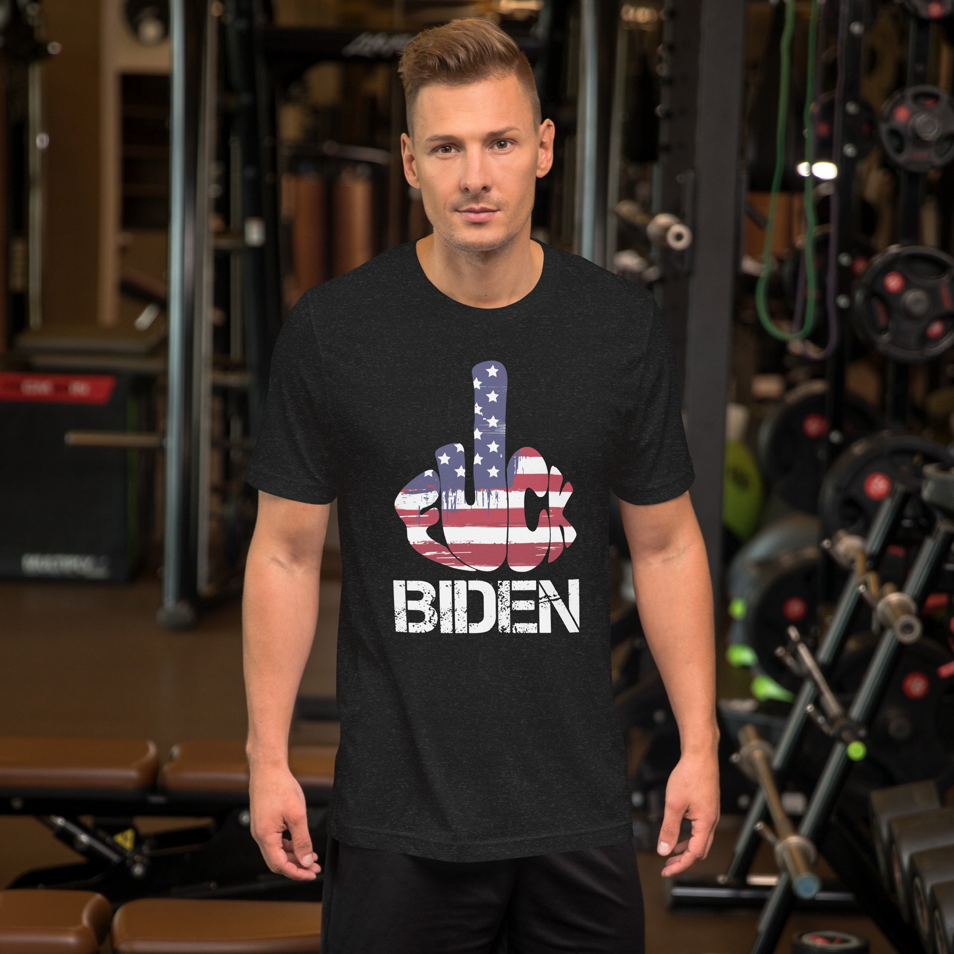 F*CK Biden (Middle Finger) Unisex t-shirt