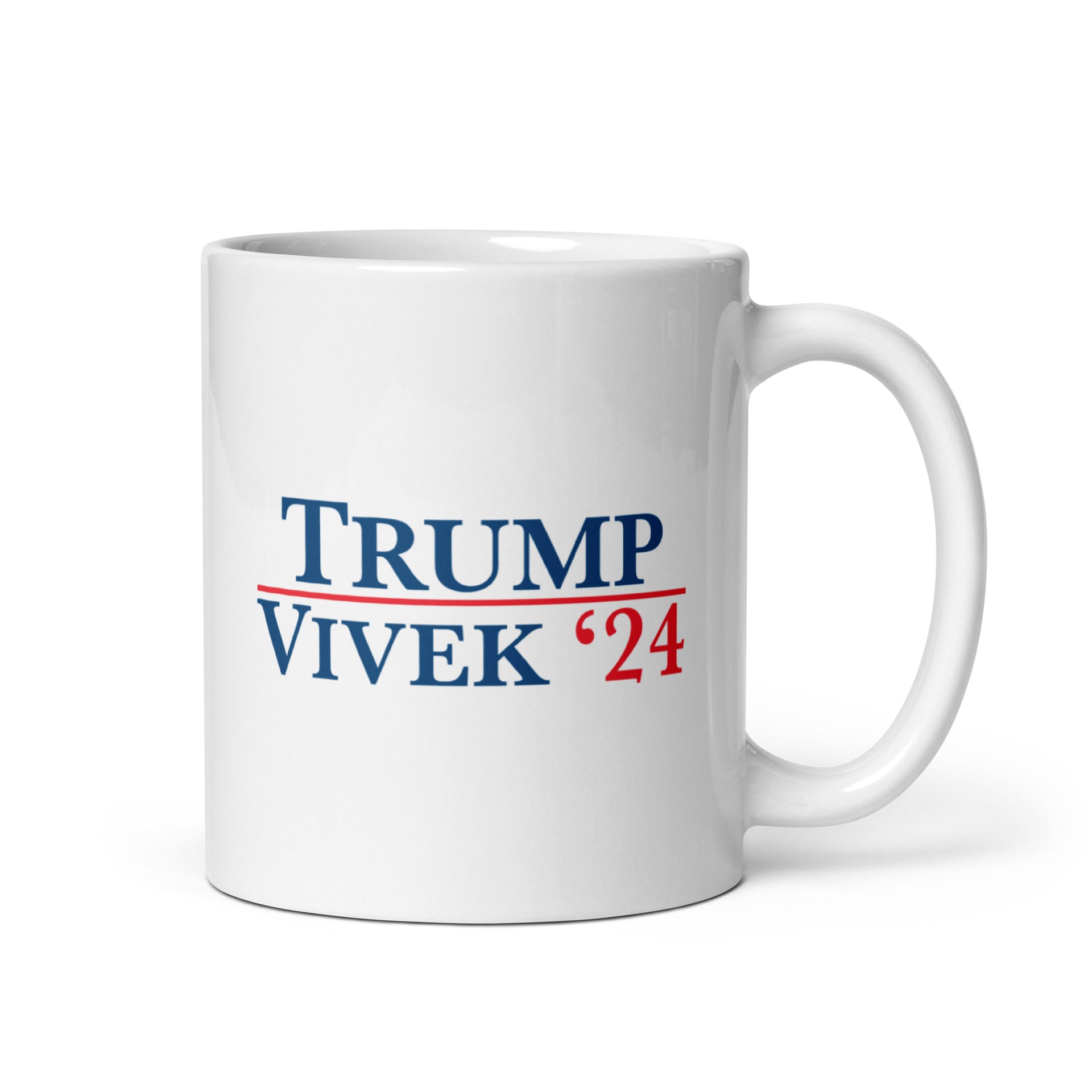 TRUMP & VIVEK 2024 - White glossy mug