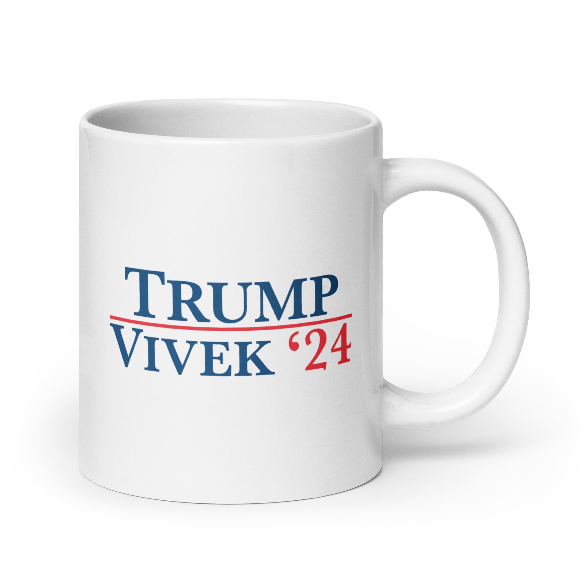 TRUMP & VIVEK 2024 - White glossy mug